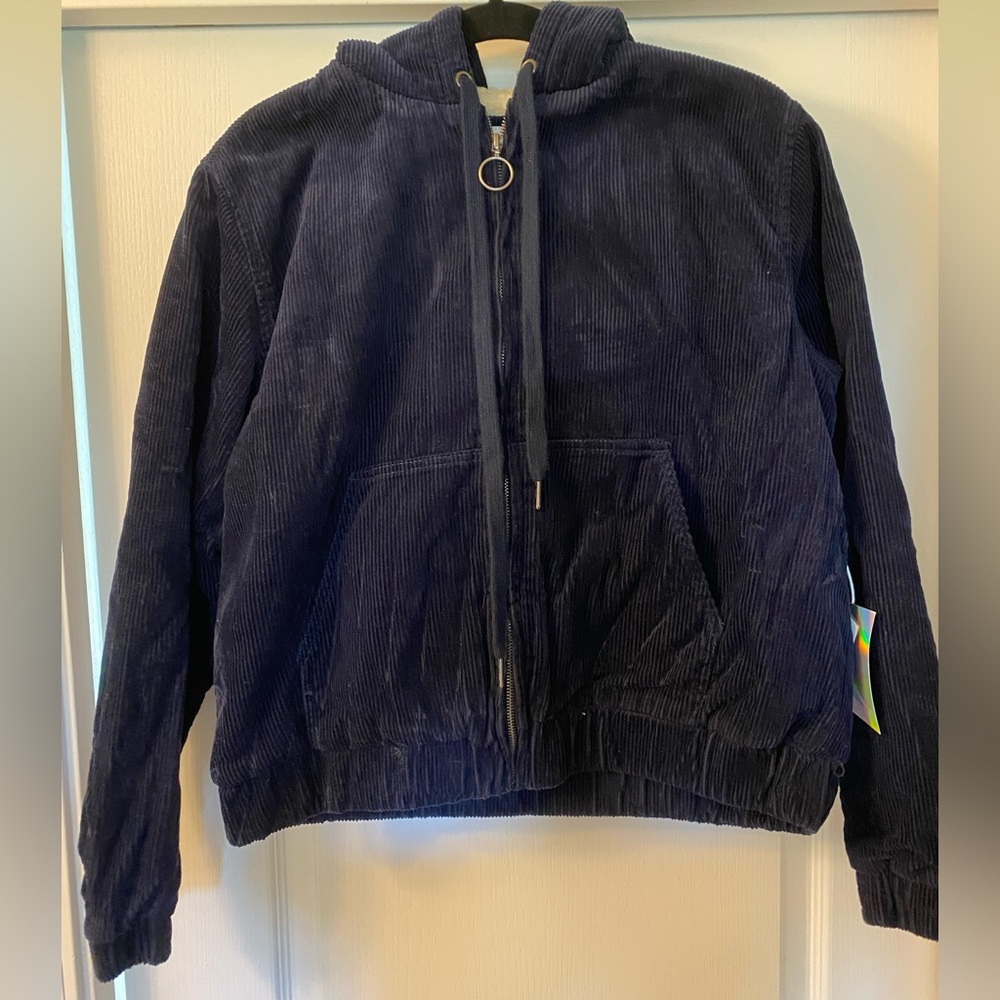 Forever 21 corduroy sherpa jacket NWT